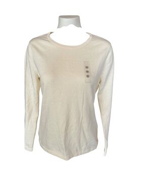 Northern Reflections Women's L/S Crewneck lightweight Cotton Sweater Sz M, NWOTS